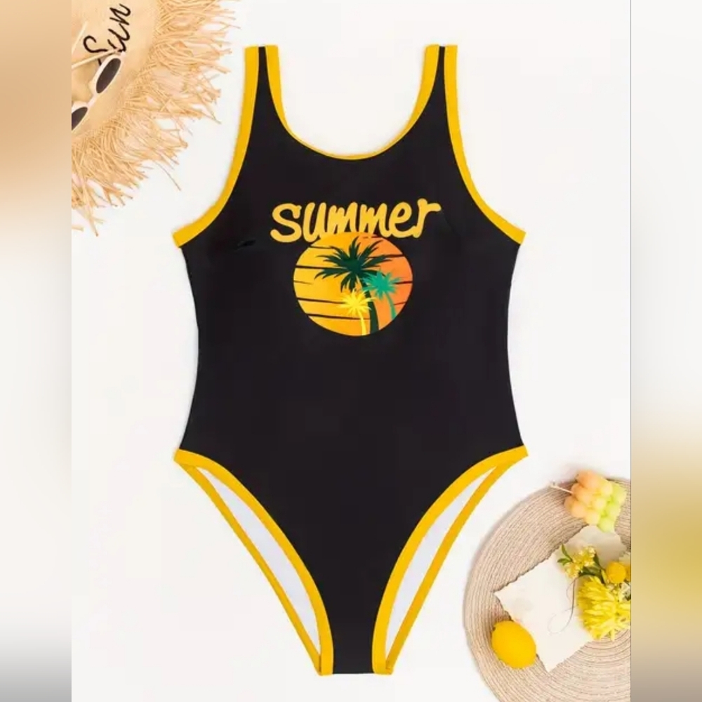 NWOT SHEIN Vacay one-piece Summer Swimsuit Size L - Picture 11 of 11